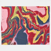 Polaire Couverture abstraite colorée Sadie 1 (Devant (Horizontal))