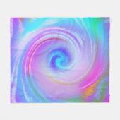 Polaire Couverture Abstraite Tourbillon Pastel (Devant (Horizontal))