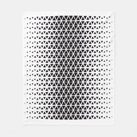 Polaire Couverture ADOM à motif Triangles Géométriques (Devant)