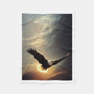 Polaire Couverture ADOM Aigle montant Soleil levant
