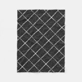 Polaire Couverture ADOM Black Grid Diamond (Devant)