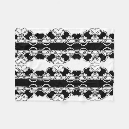 Polaire Couverture ADOM Complex Parallel Lines (Devant (Horizontal))