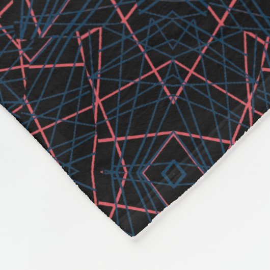 Polaire Couverture ADOM Dark Cyber Red Grid (Coin)