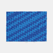Polaire Couverture ADOM Deep Blue à texture tissée (Devant (Horizontal))