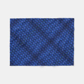 Polaire Couverture ADOM Deep Blue Mesh Weave (Devant (Horizontal))