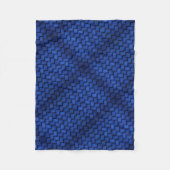 Polaire Couverture ADOM Deep Blue Mesh Weave (Devant)