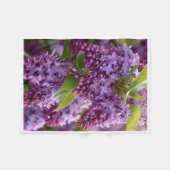 Polaire Couverture ADOM Fleurs de Lilas Violet (Devant (Horizontal))