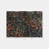 Polaire Couverture ADOM Fleurs de Lilas Violet (Devant (Horizontal))
