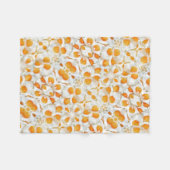 Polaire Couverture ADOM Œufs Frits Sunny Side Up (Devant (Horizontal))
