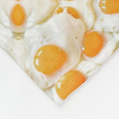 Polaire Couverture ADOM Œufs Frits Sunny Side Up (Coin)