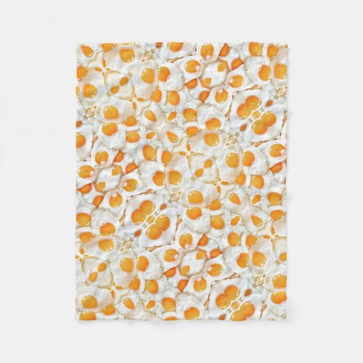 Polaire Couverture ADOM Œufs Frits Sunny Side Up (Devant)