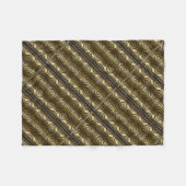 Polaire Couverture ADOM Treillis Diagonal Doré (Devant (Horizontal))
