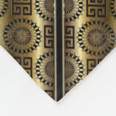Polaire Couverture ADOM Treillis Diagonal Doré (Coin)