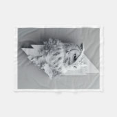 Polaire Couverture ADOM White Owl Lightning (Devant (Horizontal))