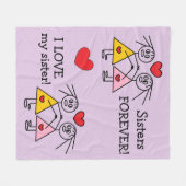 Polaire Couverture adorable d'ouatine de conception de (Devant (Horizontal))