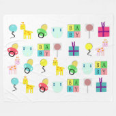 Polaire Couverture adulte de bébé de conception mignonne (Devant (Horizontal))