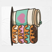 Polaire couverture amant beigne de café (Devant (Horizontal))