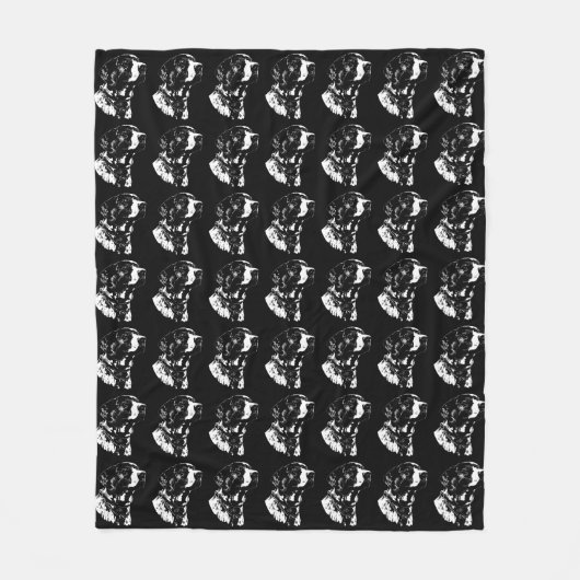 Polaire Couverture Amoureux des chiens Couverture allemand (Devant)