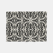 Polaire Couverture Animaux Noir et Blanc (Devant (Horizontal))
