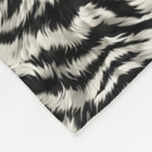 Polaire Couverture Animaux Noir et Blanc (Coin)