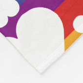 Polaire Couverture arc-en-ciel (Coin)