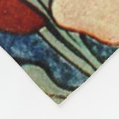 Polaire Couverture ASIATIQUE d'ouatine de PIVOINES (Coin)