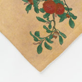 Polaire Couverture asiatique d'ouatine d'oiseau de roses (Coin)