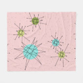 Polaire Couverture atomique iconique rose d'ouatine de (Devant (Horizontal))