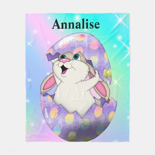 Polaire Couverture avec lapin (Devant)