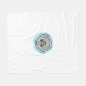 Polaire couverture avec logo (Devant (Horizontal))