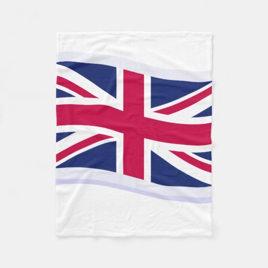 Polaire Couverture avec Union Jack (Devant)