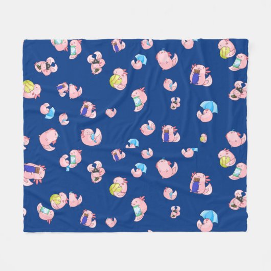 Polaire couverture axolotl  (Devant (Horizontal))