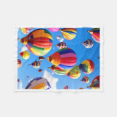 Polaire Couverture Ballons à Air Chaud Colorés (Devant (Horizontal))