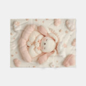 Polaire Couverture Bébé Animaux Mignons (Devant (Horizontal))