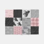 Polaire Couverture bébé Cheval sauvage et libre (Devant (Horizontal))