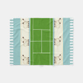 Polaire Couverture bébé en molleton de tennis (Devant (Horizontal))