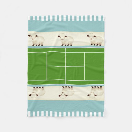 Polaire Couverture bébé en molleton de tennis (Devant)