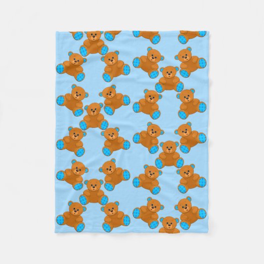 Polaire Couverture bébé nounours (Devant)