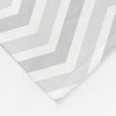 Polaire Couverture bébé pour chien blanc gris et rose (Coin)