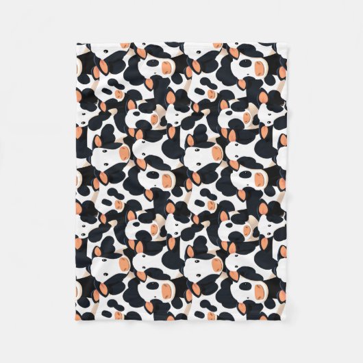 Polaire Couverture bébé vache (Devant)