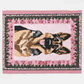 Polaire Couverture bergère allemande (Devant (Horizontal))
