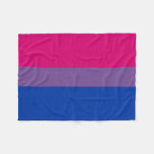 Polaire Couverture bisexuelle d'ouatine de drapeau (Devant (Horizontal))