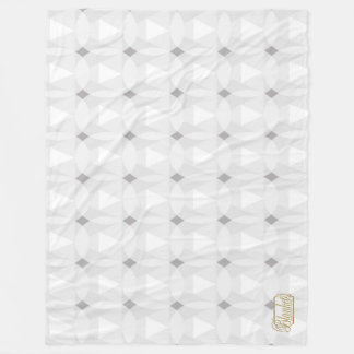 Polaire Couverture blanche d'ouatine de cercle de diamant