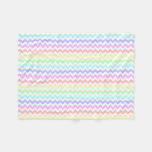 Polaire Couverture blanche en pastel d'ouatine de Chevron