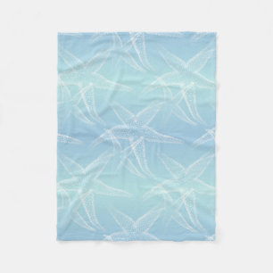 Polaire Couverture bleue d'ouatine de plage d'Aqua