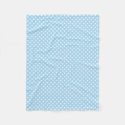 Polaire Couverture bleue et blanche d'ouatine de motif de (Devant)