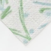 Polaire Couverture bleue et verte (Coin)