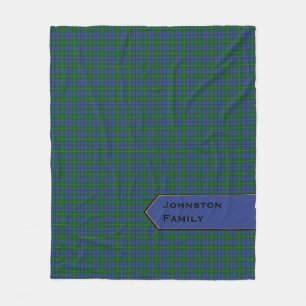 Polaire Couverture bleue et verte d'ouatine de plaid de