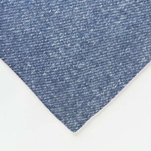 Polaire Couverture bleue Jean Throw (Coin)