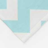 Polaire Couverture bleue personnalisée de plage (Coin)